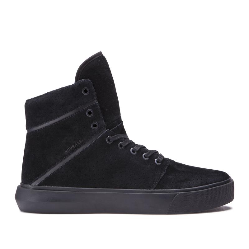 Buty Supra CAMINO - Sneakersy Wysokie Damskie - Czarne (JXCL-83647)